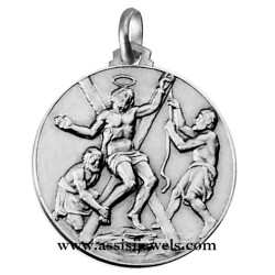 925 sterling silver Saint andrew medal