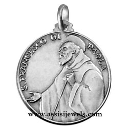 925 sterling silver Saint Francis from Paola medal