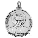 Medaglia di S. Giovanni Bosco argento 925