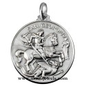 925 sterling silver Saint george medal