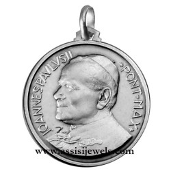 925 sterling silver Pope John Paul II medal