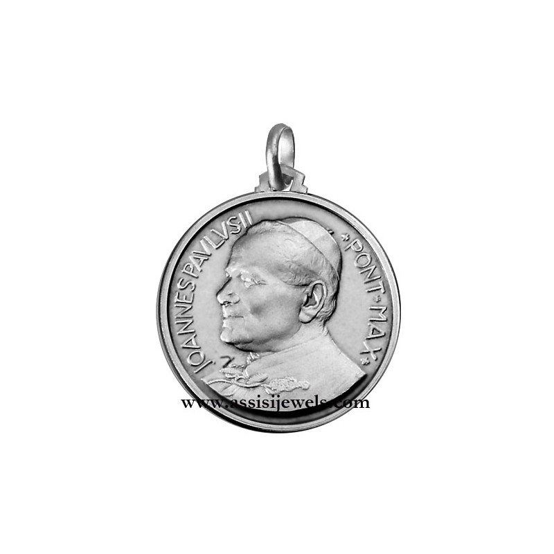 Medaglia di Papa Giovanni Paolo II argento 925