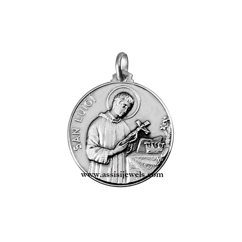 925 sterling silver Saint Louis medal