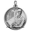 925 sterling silver Saint Maximilian Kolbe medal