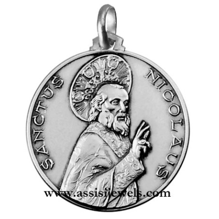 Medaglia di S. Nicola argento 925