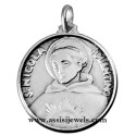 925 sterling silver Saint Nicholas of Tolentino medal