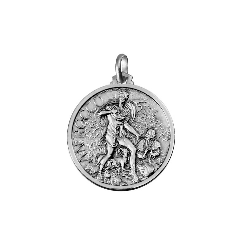 Medaglia di S. Rocco argento 925