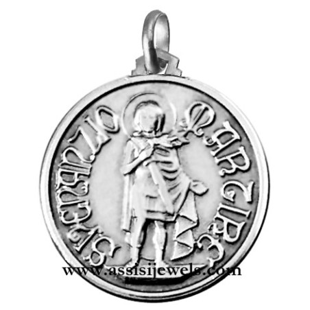 925 sterling silver Saint Venanzio medal