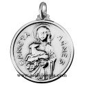 925 sterling silver Saint Agnese medal