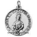 Medaglia di S. Elisabetta d'Ungheria argento 925