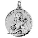 Medaglia di S. Lucia argento 925