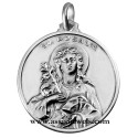925 sterling silver Saint Rosalia medal