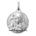 925 sterling silver Our Lady of sorrows medal