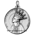 Medaglia Madonna dell'Annunziata argento 925