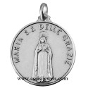 Medaglia Madonna delle Grazie argento 925