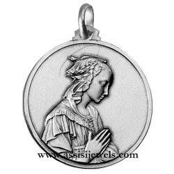 Medaglia Madonna del lippi argento 925