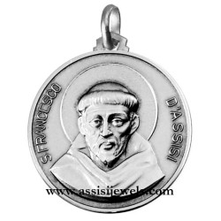 Medaglia San Francesco Cimabue argento 925