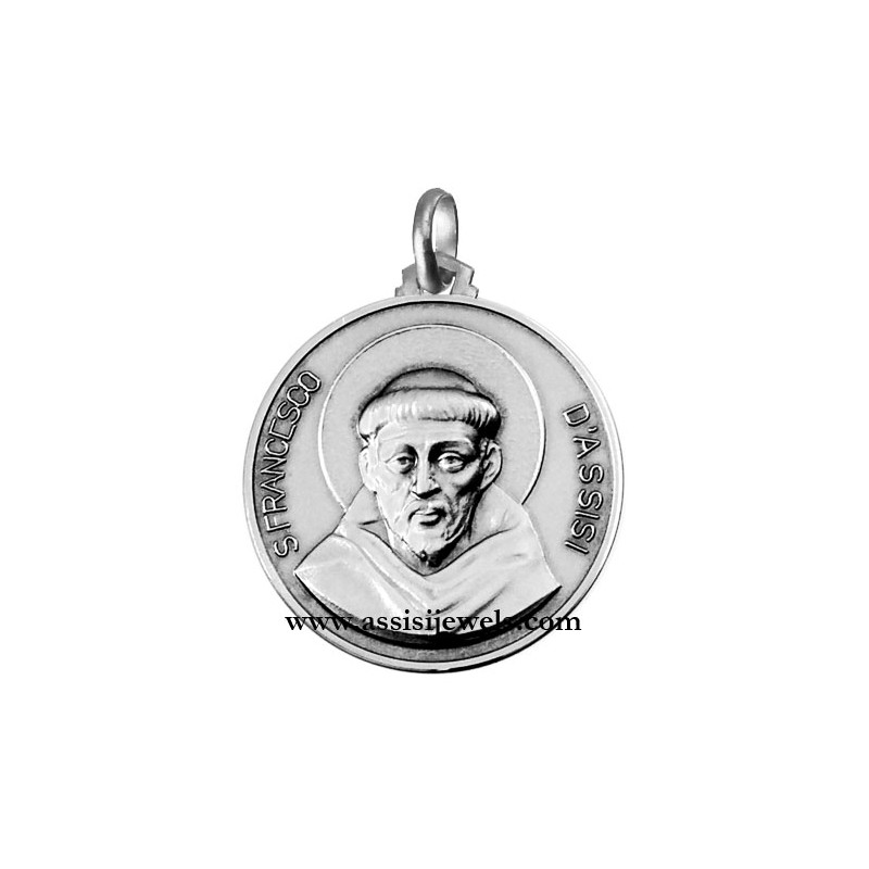 Medaglia San Francesco Cimabue argento 925