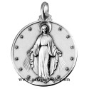 Medaglia Madonna miracolosa argento 925