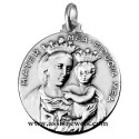 Medaglia Madonna Mater mea argento 925