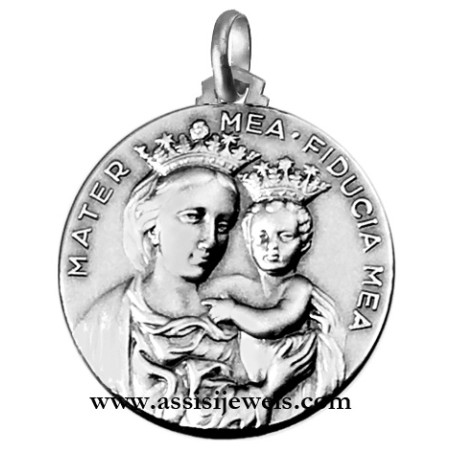 Medaglia Madonna Mater mea argento 925