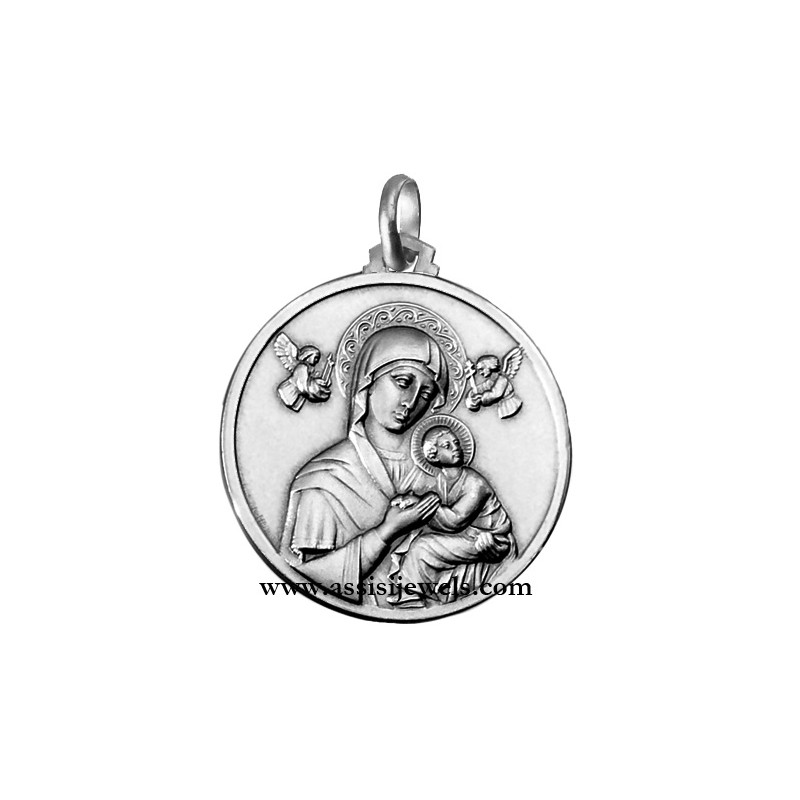 925 sterling silver Our Lady of Perpetual Help medal
