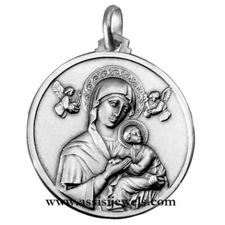 Medaglia Madonna Perpetuo Soccorso argento 925