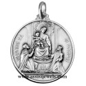 925 sterling silver Our Lady of Pompei medal