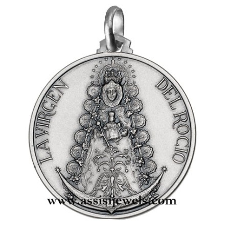 Medaglia Madonna del Rocio argento 925