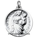 Medaglia Madonna del Sacro Cingolo argento 925