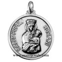 Medaglia Madonna salus popoli argento 925