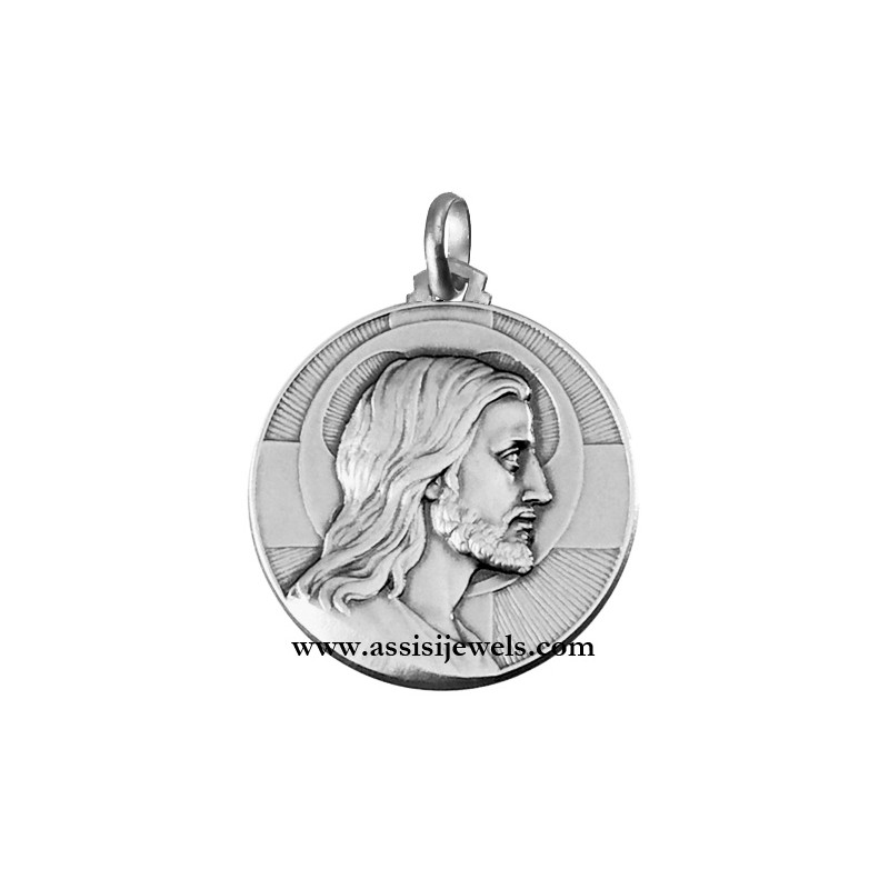 Medaglia Cristo Redentore argento 925