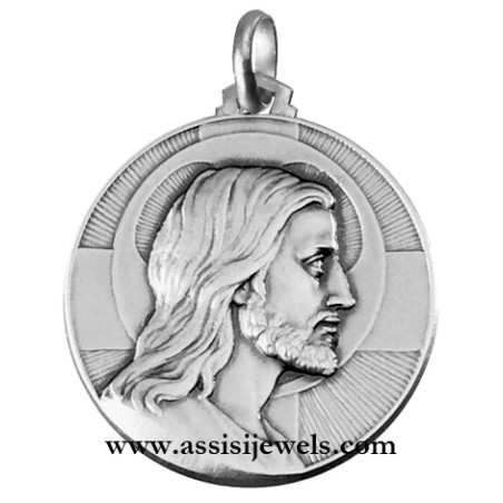 Medaglia Cristo Redentore argento 925