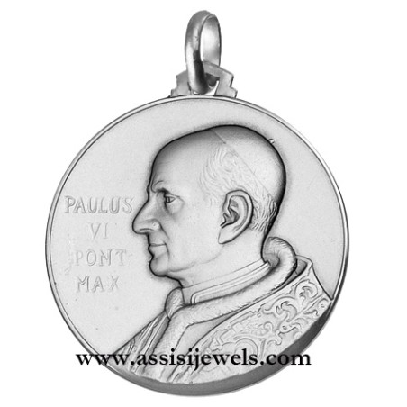 Medaglia di Papa Paolo VI argento 925