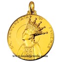 Medaglia Madonna dell'Annunziata oro 18 kt