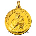 Medaglia beata Vergine di San Luca oro 18 kt