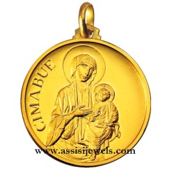 Medaglia Madonna del Cimabue oro 18 kt