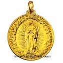 Medaglia Madonna di Guadalupe oro 18 kt