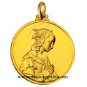 Medaglia Madonna del lippi oro 18 kt