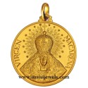 18 kt gold Madonna of Macarena medal