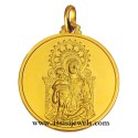18 kt gold Madonna of mantegna medal