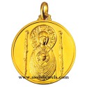 Medaglia Madonna Nicopeia oro 18 kt
