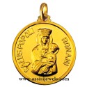 Medaglia Madonna salus popoli oro 18 kt