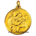 Medaglia Madonna della Seggiola oro 18 kt