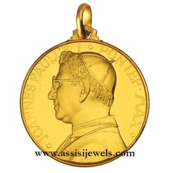 Medaglia di Papa Giovanni Paolo I oro 18 kt