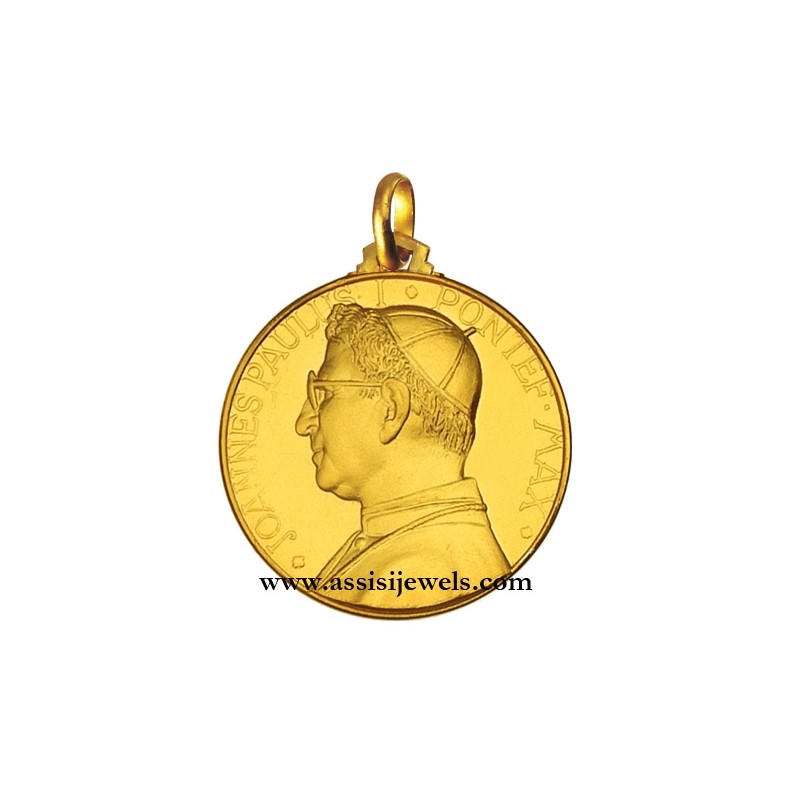 Medaglia di Papa Giovanni Paolo I oro 18 kt