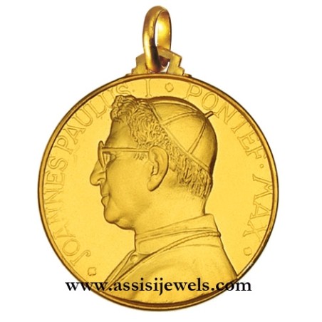 Medaglia di Papa Giovanni Paolo I oro 18 kt