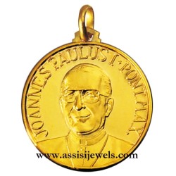Medaglia di Papa Giovanni Paolo I oro 18 kt