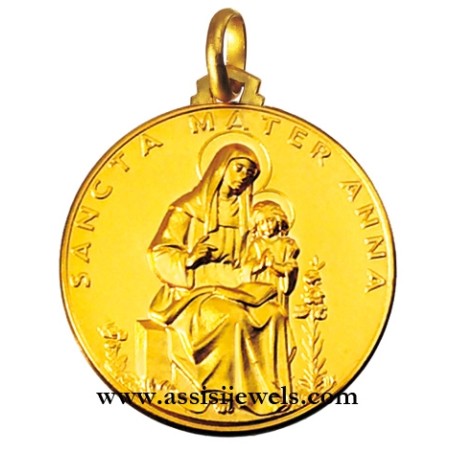 Medaglia di S. Anna oro 18 kt'
