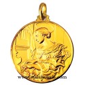 Medaglia di Santa Cecilia oro 18 kt